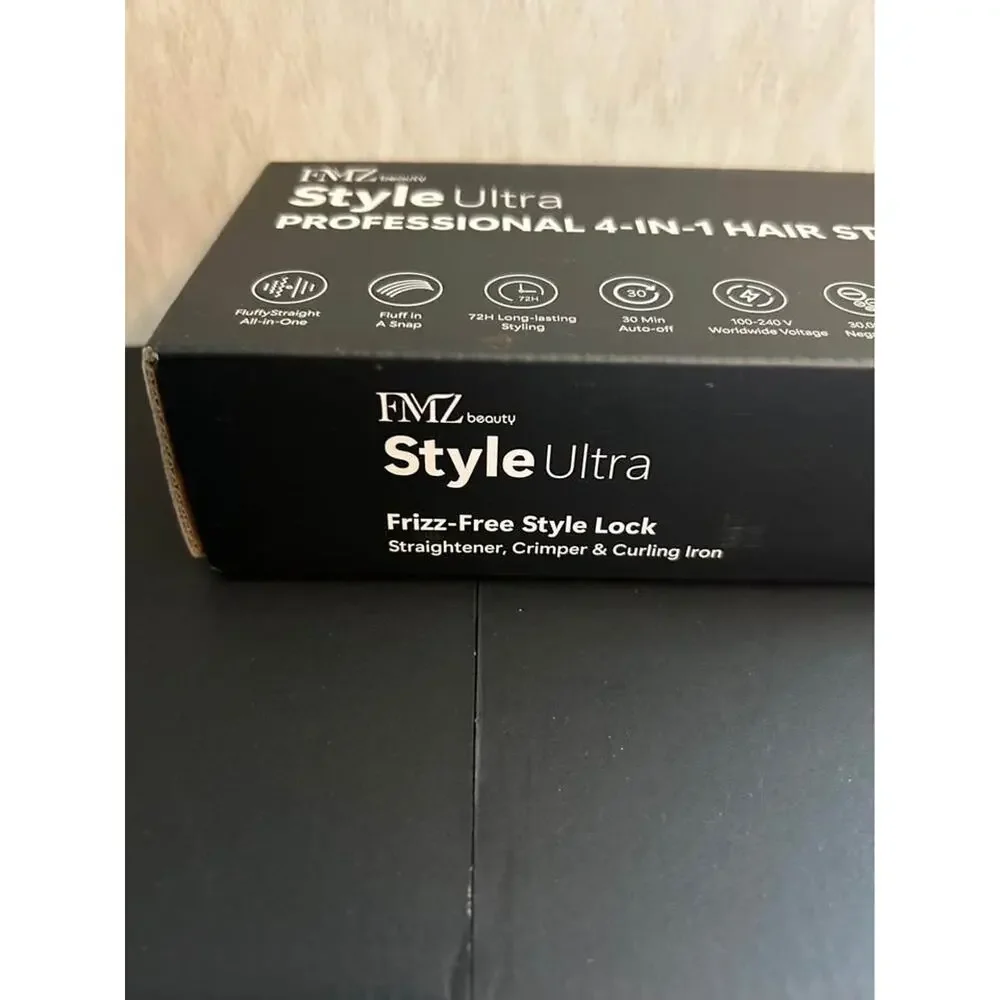 FMZ Beauty Style Ultra Professional 4-in-1 Hair Styler Curling Iron